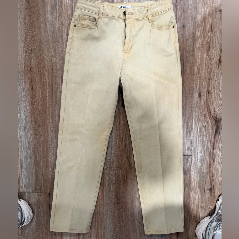 d. jeans Light Tan High-Rise Pants